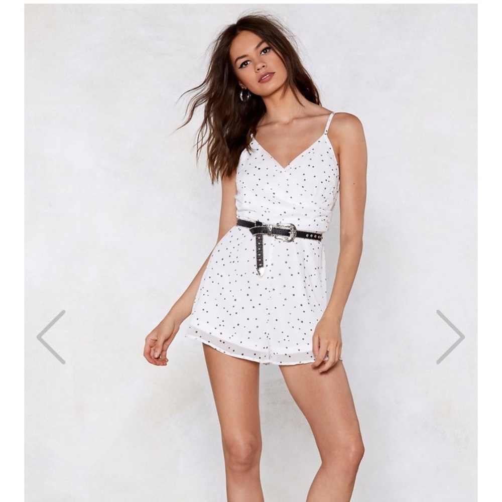 Nasty Gal Star Power Cami Romper